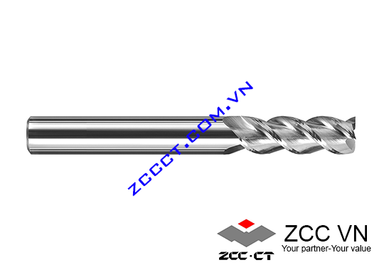 Dao phay AL-3E, Dao phay ngón AL-3E, Dao phay hợp kim nhôm ZCC.CT AL-3E, Dao phay nhôm ZCC.CT AL-3E